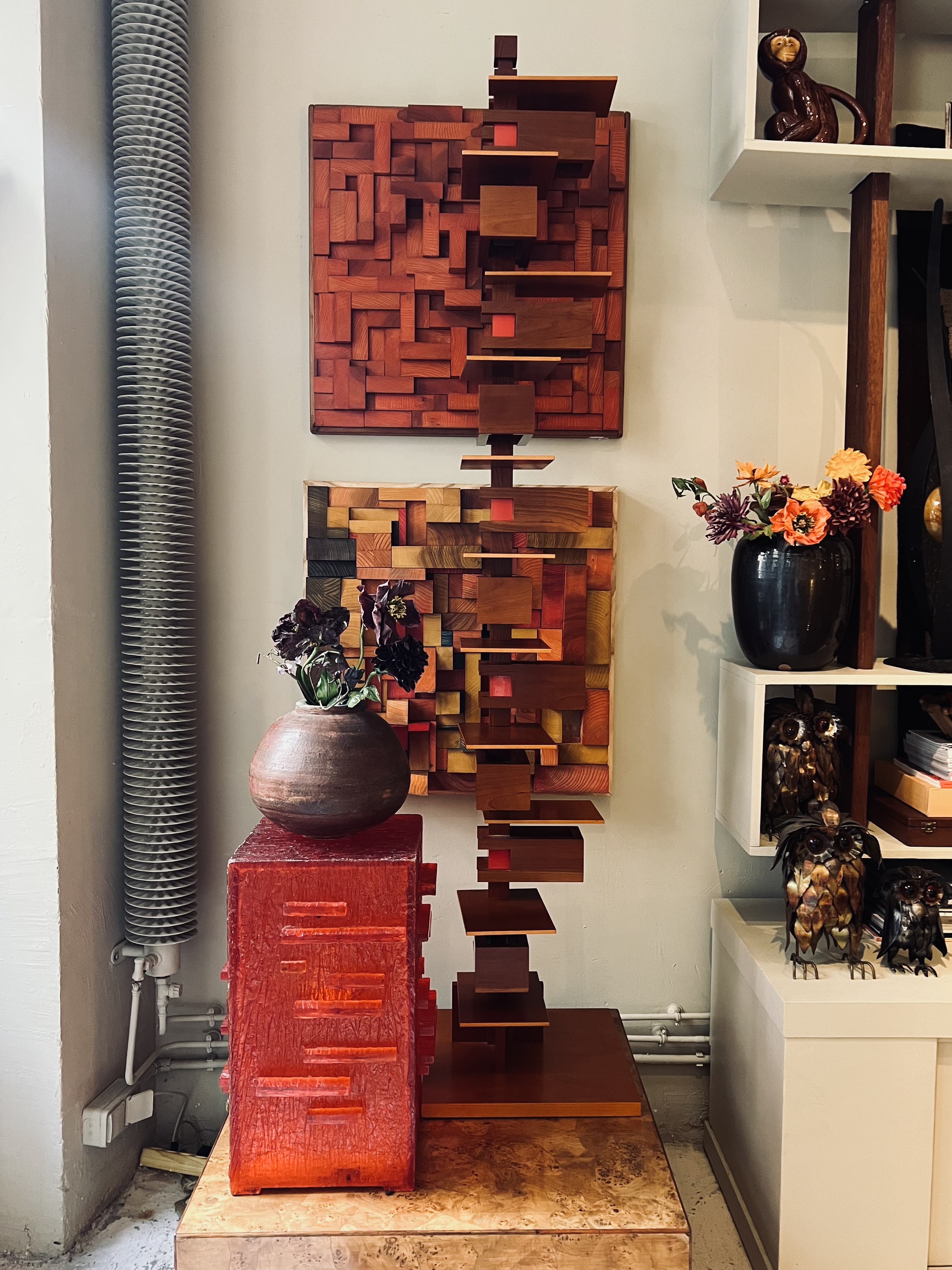 Frank Lloyd Wright - Cherry wood Floorlamp